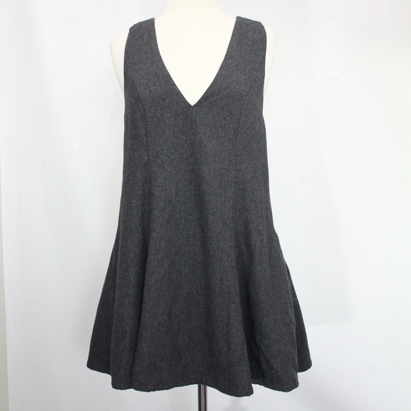 Free People Dresses & Skirts - Free People Pinafore Dress sz 8 wool jumper